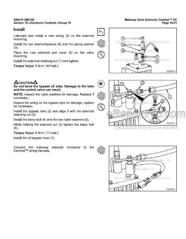Photo 6 - Cummins QSK19 QSK19 CM850 MCRS CM2150 MCRS Service Manual Vol 1 2 Engine 4021592