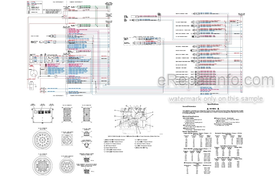 Photo 3 - Cummins QSK19 CM850 Troubleshooting And Repair Manual Vol 1 2 Engine With Electronic Control System 4021493