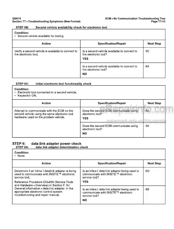 Photo 5 - Cummins QSK19 QSK19 CM850 MCRS CM2150 MCRS Service Manual Vol 1 2 Engine 4021592