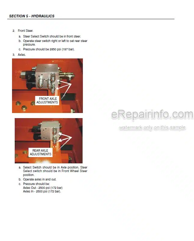 Photo 1 - JLG 100SX 110SX 110SXJ 120SXJ Service And Maintenance Manual Boom Lift