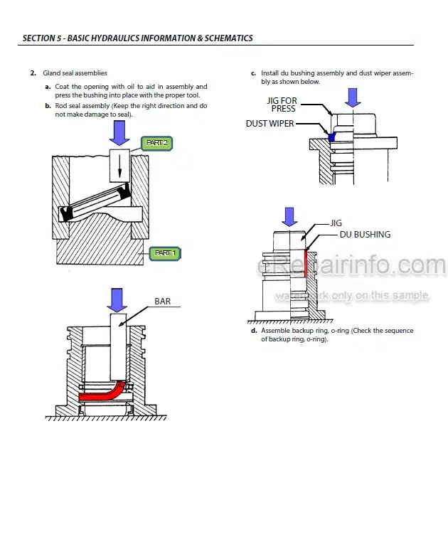 Photo 3 - JLG 1030S 1100SJ Service And Maintenance Manual Boom Lift 3121755