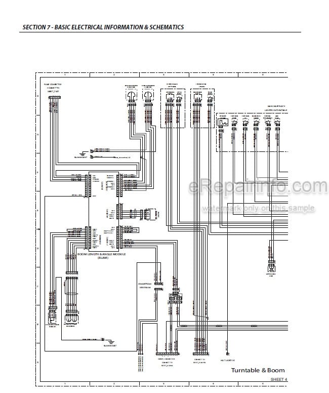 Photo 4 - JLG 1100SJ PVC 2001 Service And Maintenance Manual Boom Lift 31215052