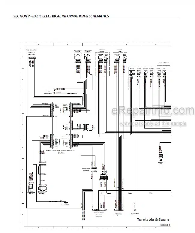 Photo 4 - JLG 1100SJ PVC 2001 Service And Maintenance Manual Boom Lift 31215052