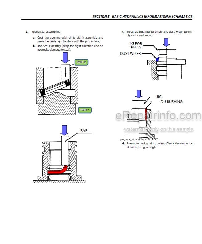 Photo 3 - JLG 1100SJ PVC 2001 Service And Maintenance Manual Boom Lift 31215052