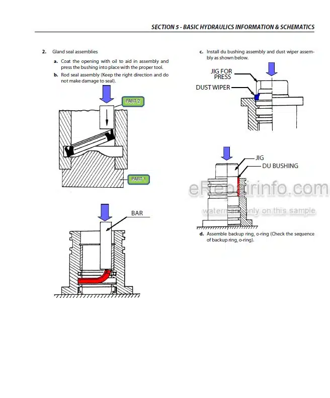 Photo 3 - JLG 1100SJ PVC 2001 Service And Maintenance Manual Boom Lift 31215052