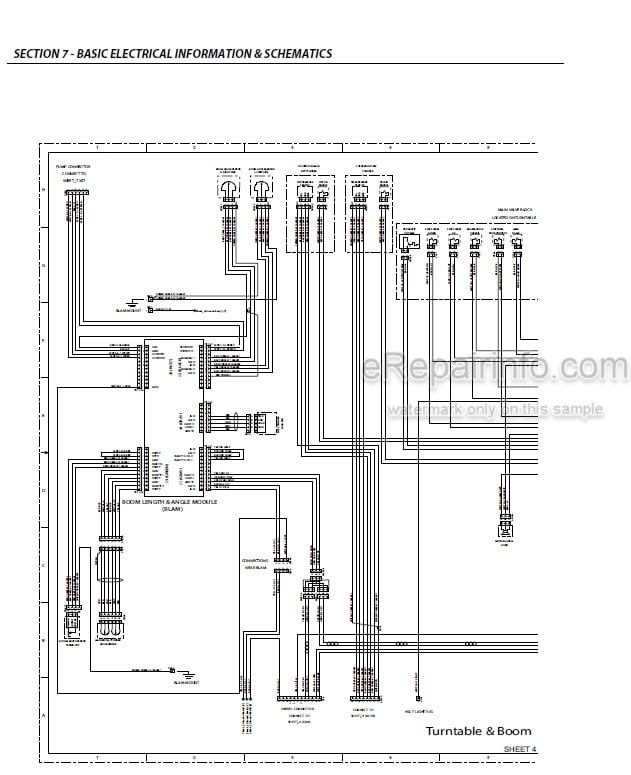 Photo 4 - JLG 1100SJ PVC 2007 Service And Maintenance Manual Boom Lift 31217403