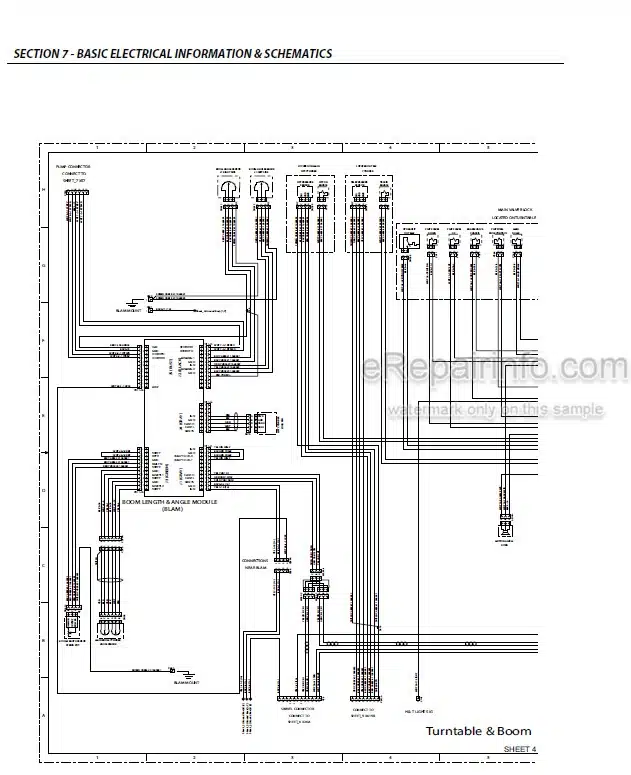 Photo 4 - JLG 1100SJ PVC 2007 Service And Maintenance Manual Boom Lift 31217403