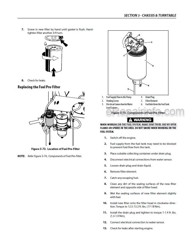 Photo 3 - JLG 1100SJ PVC 2007 Service And Maintenance Manual Boom Lift 31217403