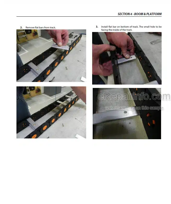 Photo 4 - JLG 1100SJ PVC 2007 Service And Maintenance Manual Boom Lift 31217403