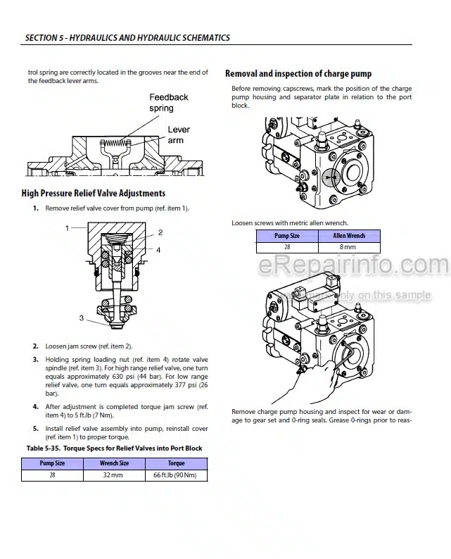 Photo 3 - JLG 1250AJP PVC 2001 Service And Maintenance Manual Boom Lift 31215058