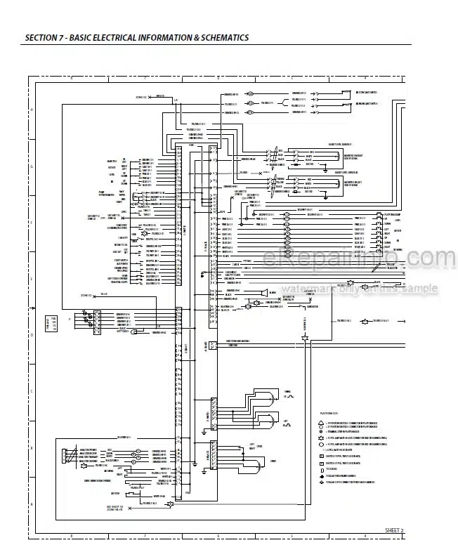 Photo 3 - JLG 1250AJP PVC 2007 Service And Maintenance Manual Boom Lift 31217409