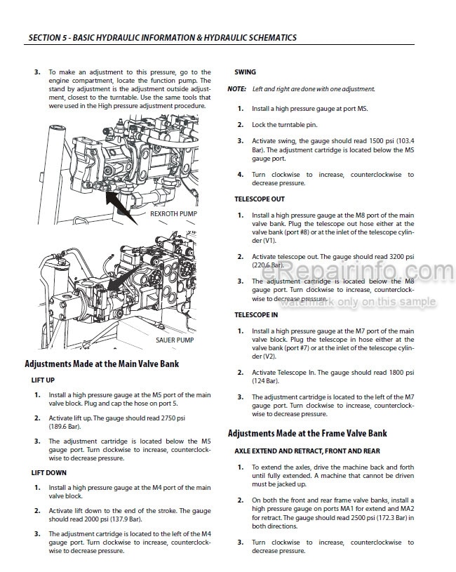 Photo 11 - JLG 1500SJ PVC 2001 Service And Maintenance Manual Boom Lift 31215064