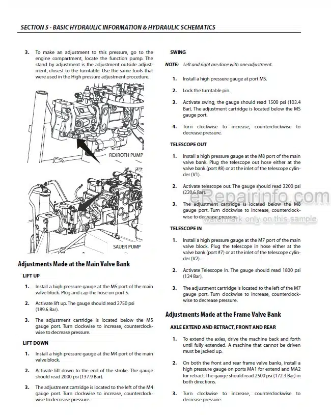 Photo 11 - JLG 1500SJ PVC 2001 Service And Maintenance Manual Boom Lift 31215064