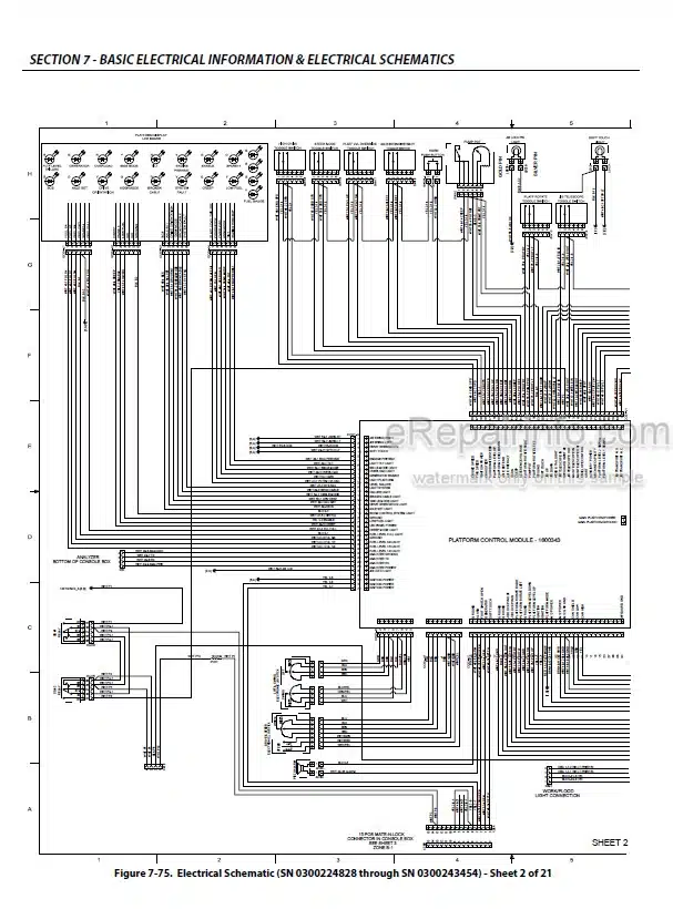 Photo 3 - JLG 1850SJ Service And Maintenance Manual Boom Lift 3121619