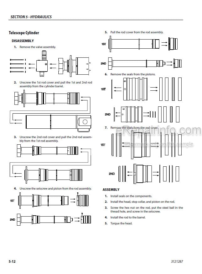 Photo 3 - JLG 24RS 24RSJ Service And Maintenance Manual Boom Lift 3121287