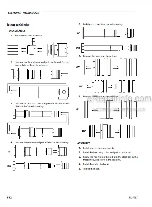 Photo 3 - JLG 24RS 24RSJ Service And Maintenance Manual Boom Lift 3121287