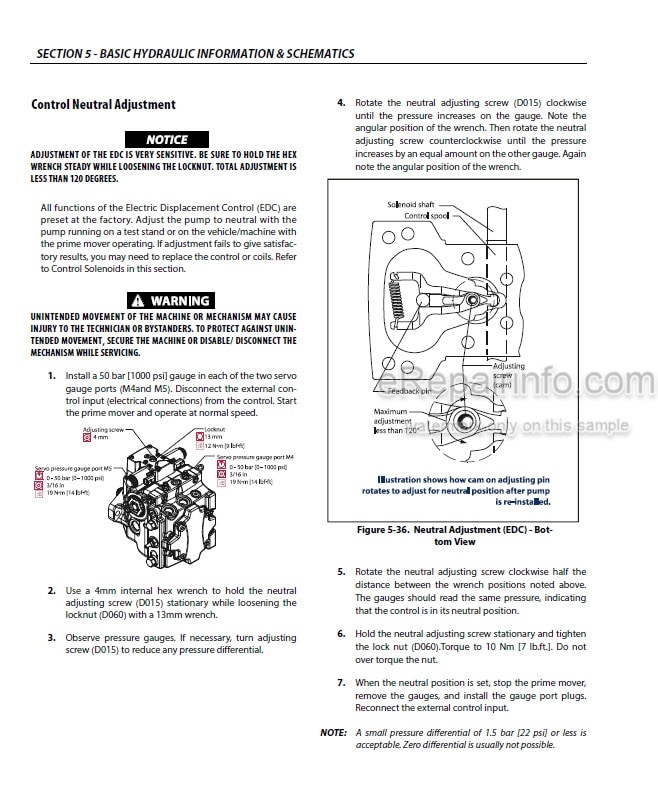 Photo 3 - JLG 340AJ PVC 2001 Service And Maintenance Manual Boom Lift 31215004