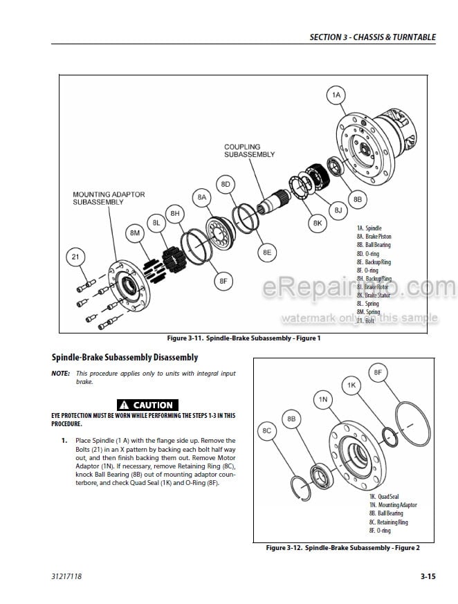 Photo 5 - JLG 340AJ PVC 2007 Service And Maintenance Manual Boom Lift 31217118