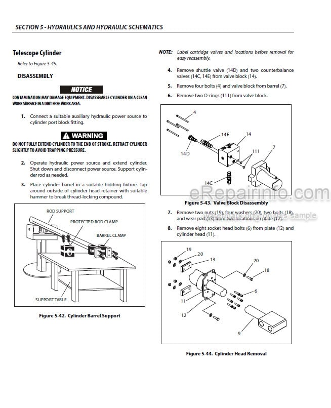 Photo 3 - JLG 400SC 460SJC Service And Maintenance Manual Boom Lift 3121705