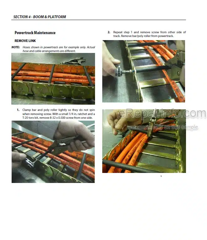 Photo 1 - JLG 400SC 460SJC Service And Maintenance Manual Boom Lift 3121705