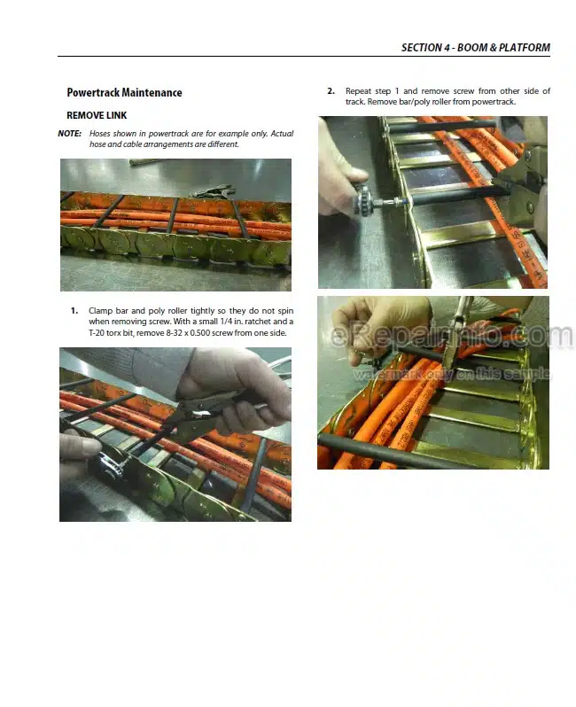 Photo 4 - JLG 400S 460SJ PVC 2001 Service And Maintenance Manual Boom Lift 31215016