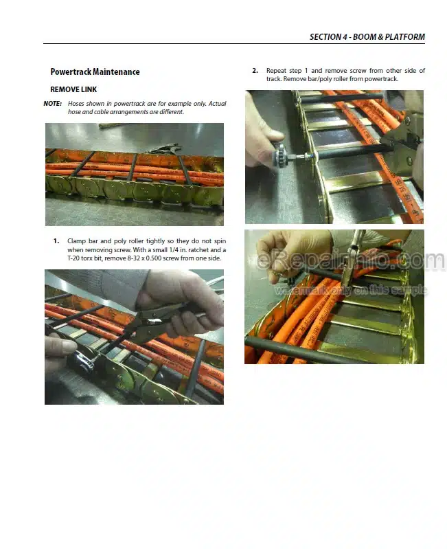 Photo 3 - JLG 400S 460SJ PVC 2007 Service And Maintenance Manual Boom Lift 31217137