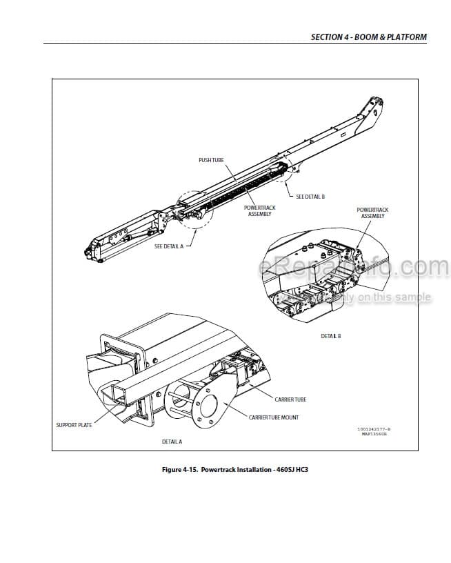 Photo 5 - JLG 400S HC3 460SJ HC3 Service And Maintenance Manual Boom Lift 31215869