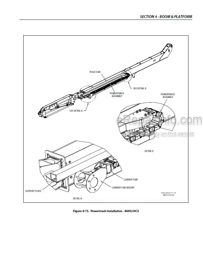 Photo 5 - JLG 400S HC3 460SJ HC3 Service And Maintenance Manual Boom Lift 31215869