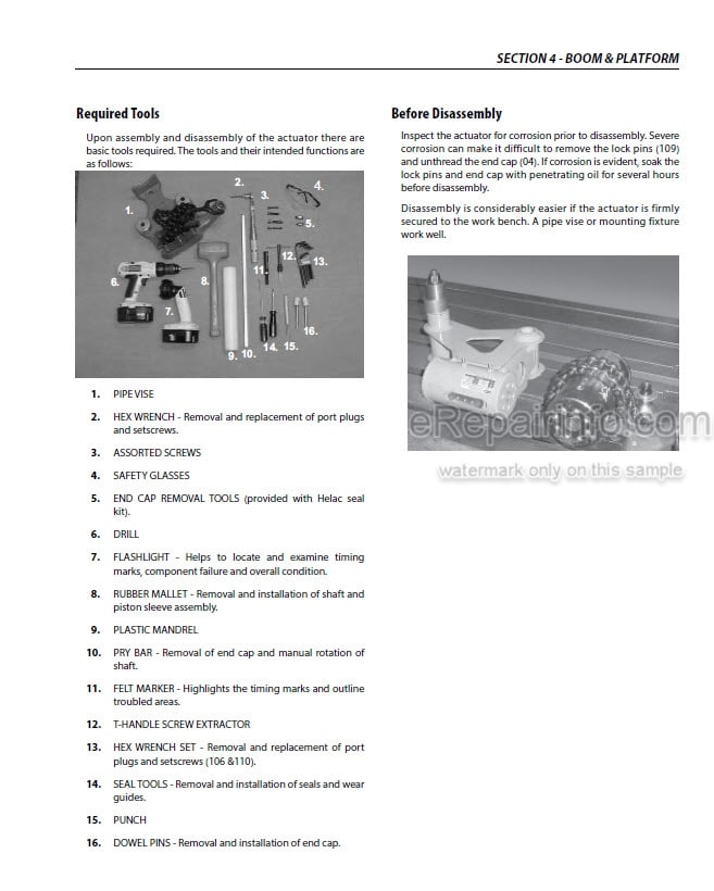 Photo 10 - JLG 450A 450AJ PVC 2007 Service And Maintenance Manual Boom Lift 31217149
