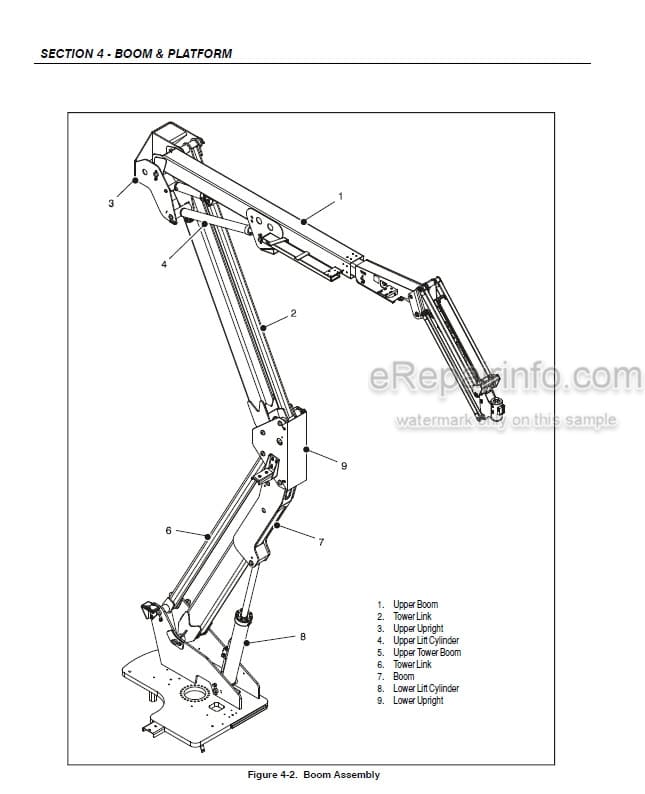 Photo 3 - JLG 450A 450AJ Series II Service And Maintenance Manual Boom Lift 3121180 SN -0300160835