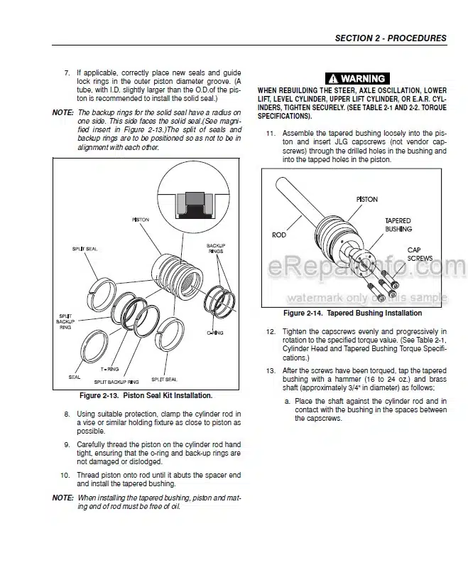 Photo 3 - JLG 450A 450AJ Service And Maintenance Manual Boom Lift