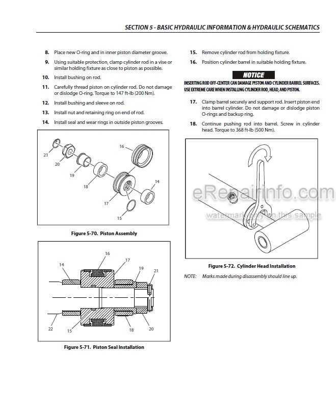 Photo 3 - JLG 510AJ Series II Service And Maintenance Manual Boom Lift 3121293 SN E300001114-