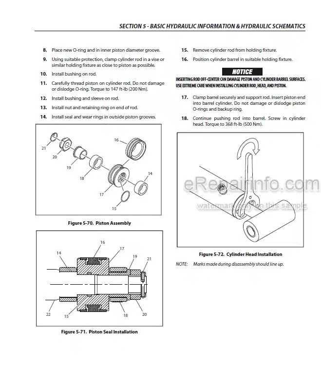 Photo 3 - JLG 510AJ Series II Service And Maintenance Manual Boom Lift 3121293 SN E300001114-