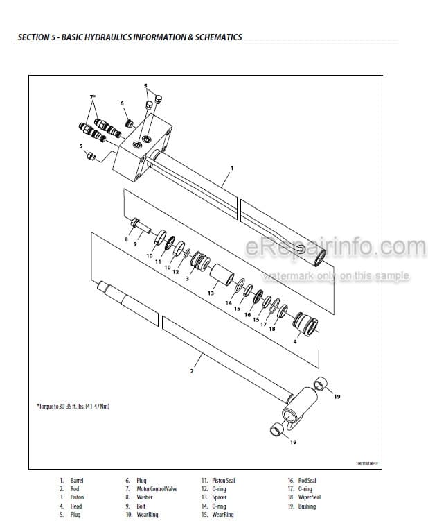 Photo 3 - JLG 520AJ Service And Maintenance Manual Boom Lift 3121665