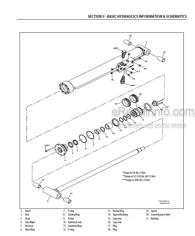 Photo 3 - JLG 600AJ PVC 2001 Service And Maintenance Manual Boom Lift 31215031