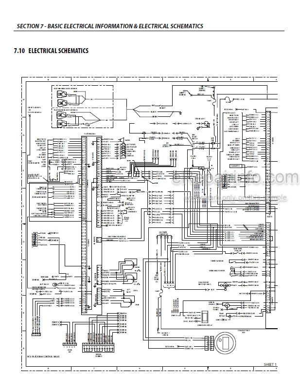 Photo 4 - JLG 600AJ PVC 2007 Service And Maintenance Manual Boom Lift 31217164