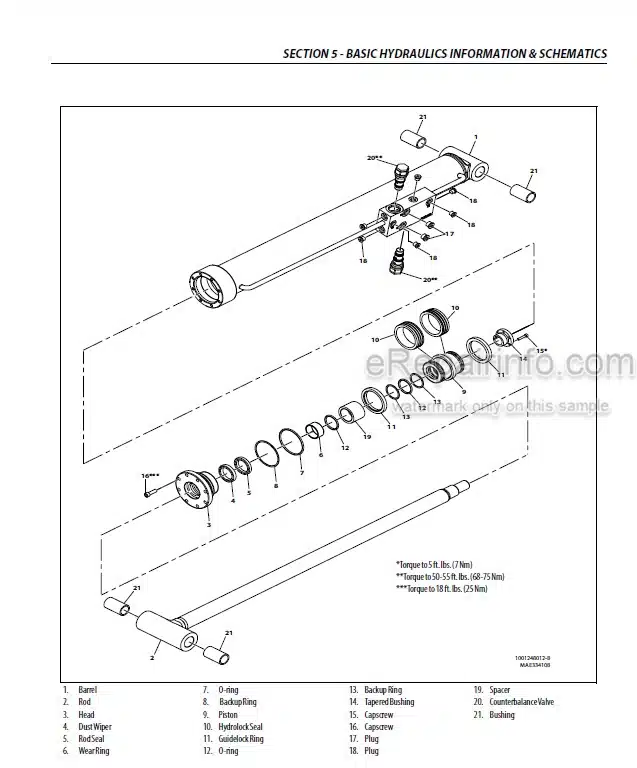 Photo 3 - JLG 600AJ PVC 2007 Service And Maintenance Manual Boom Lift 31217164