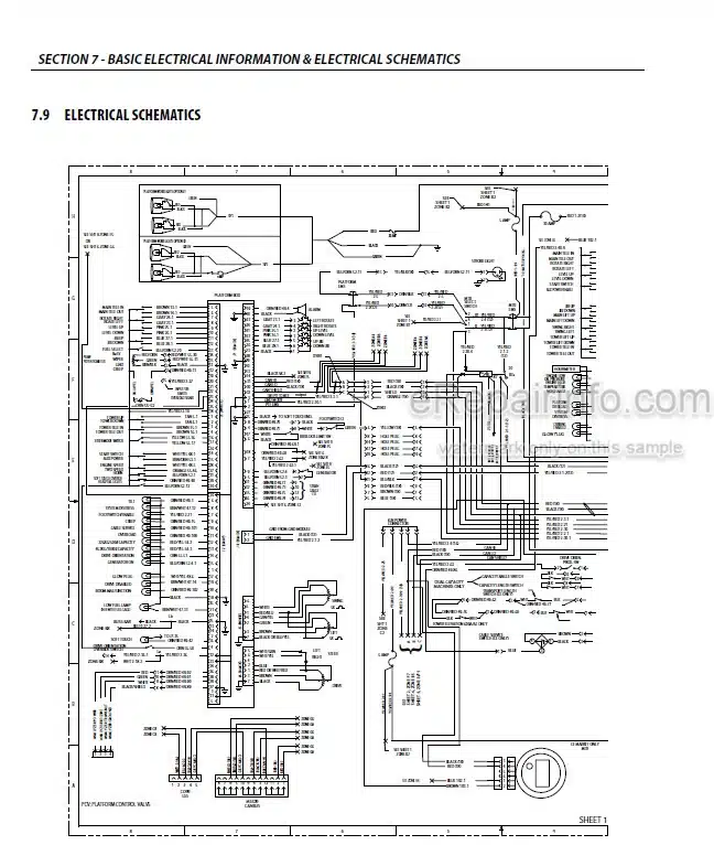Photo 4 - JLG 600A 600AJ Service And Maintenance Manual Boom Lift 3121616 SN 0300177361-