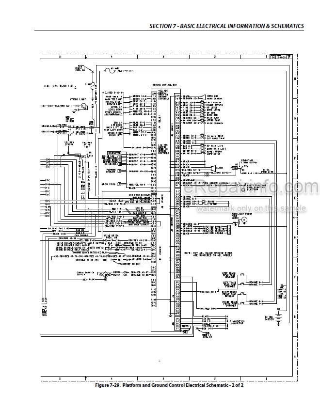 Photo 3 - JLG 600SC 660SJC Service And Maintenance Manual Boom Lift 3121607 SN 0300174703-