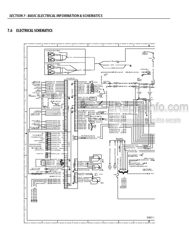 Photo 4 - JLG 600S 600SJ 660SJ Service And Maintenance Manual Boom Lift 3121202 SN 0300087000 through 0300171769 B300000100 through B300000969