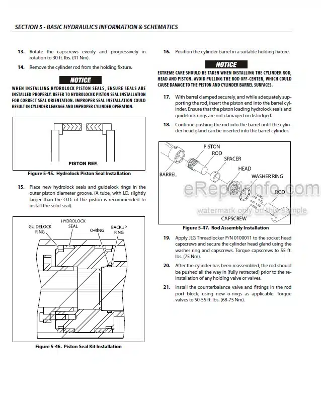 Photo 3 - JLG 600S 600SJ 660SJ Service And Maintenance Manual Boom Lift 3121202 SN 0300087000 through 0300171769 B300000100 through B300000969