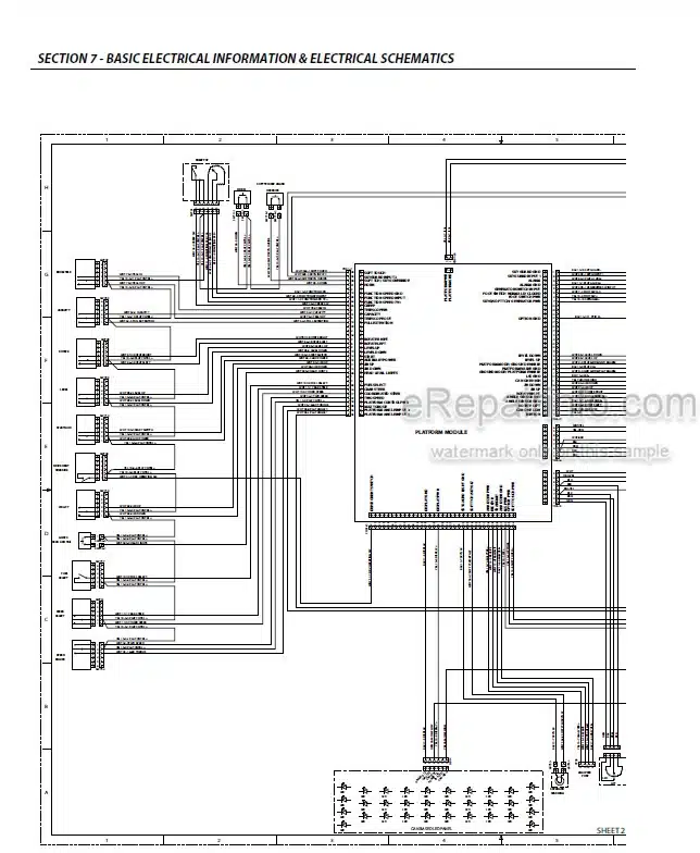 Photo 4 - JLG 600S 660SJ PVC 2007 Service And Maintenance Manual Boom Lift 31217170