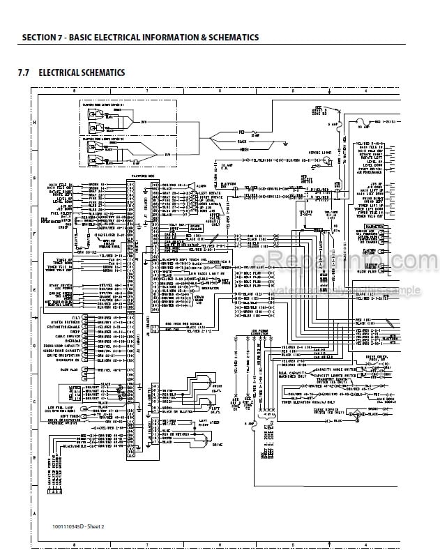 Photo 3 - JLG 600S 660SJ Service And Maintenance Manual Boom Lift 3121298 SN 0300171769 - 0300235167