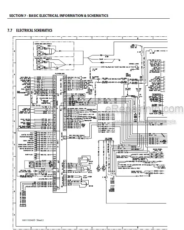 Photo 3 - JLG 600S 660SJ Service And Maintenance Manual Boom Lift 3121298 SN 0300171769 - 0300235167