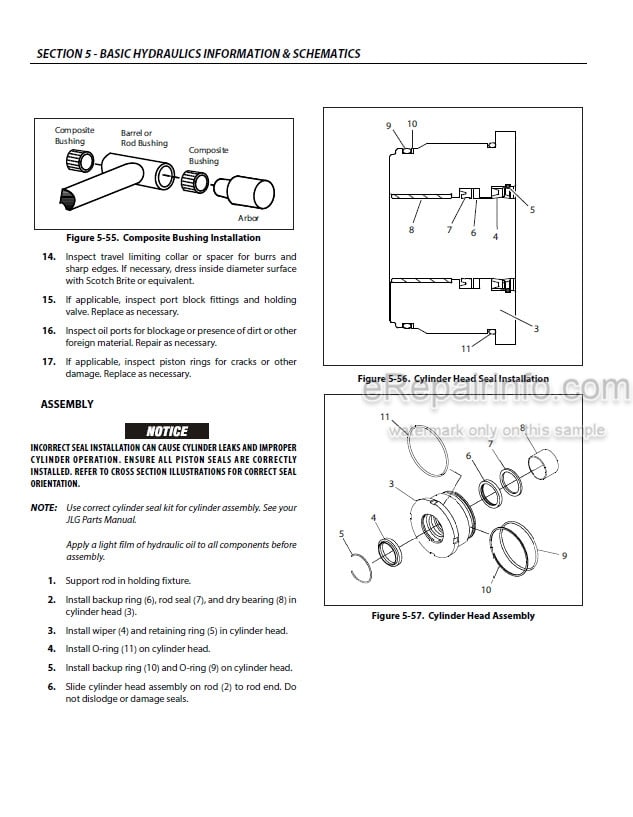 Photo 3 - JLG 600S 660SJ Service And Maintenance Manual Boom Lift 3121728 SN 0300235168 - B300002655 -