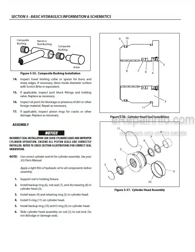 Photo 3 - JLG 600S 660SJ Service And Maintenance Manual Boom Lift 3121728 SN 0300235168 - B300002655 -