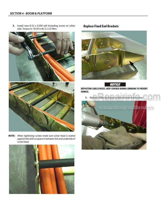 Photo 3 - JLG 600S 660SJ Service And Maintenance Manual Boom Lift 3121728 SN 0300235168 - B300002655 -