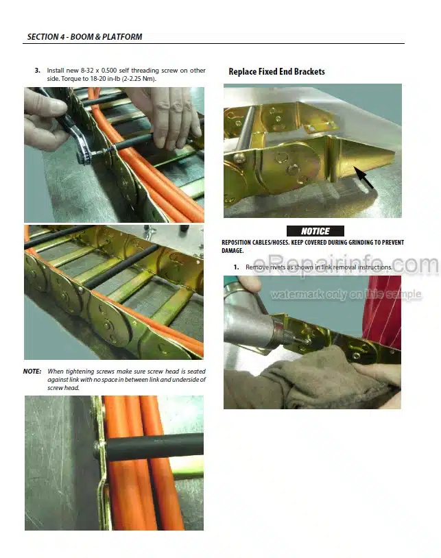 Photo 3 - JLG 600S 660SJ Service And Maintenance Manual Boom Lift 3121728 SN 0300235168 - B300002655 -