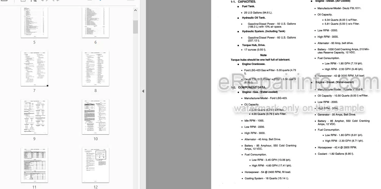 Photo 4 - JLG 60HA Service And Maintenance Manual Boom Lift 3120655