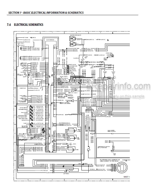 Photo 3 - JLG 680S Service And Maintenance Manual Boom Lift 3121679 SN 0300189341-